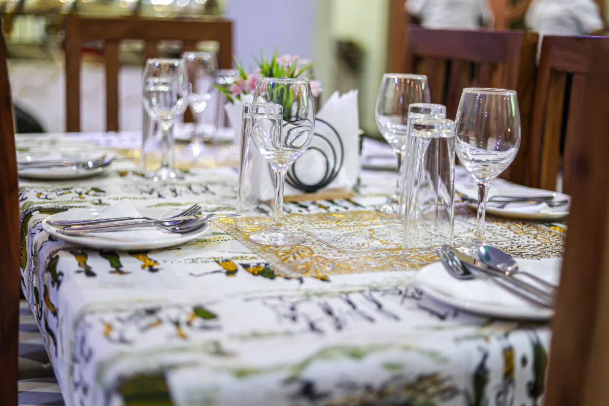 Restaurant dining at JK Maasai Hotel