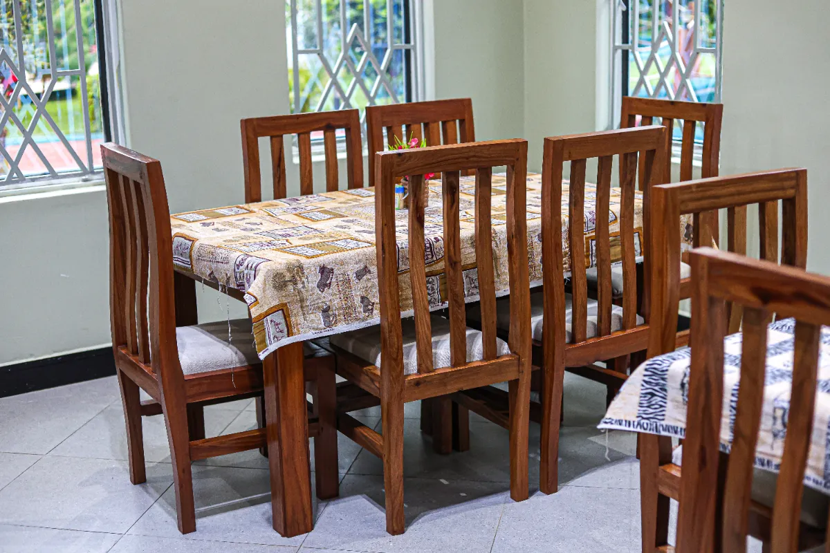 Restaurant dining area at JK Maasai Hotel