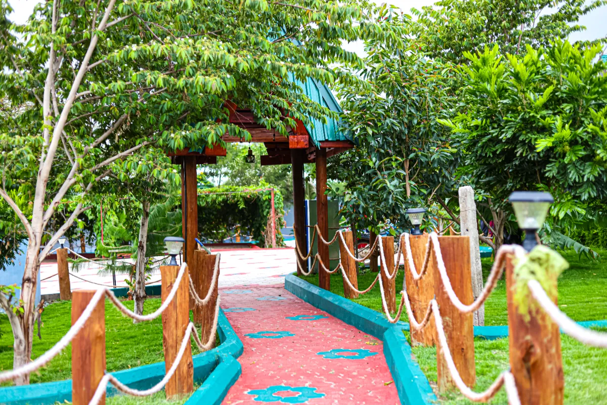 Beautiful landscape view from JK Maasai Hotel